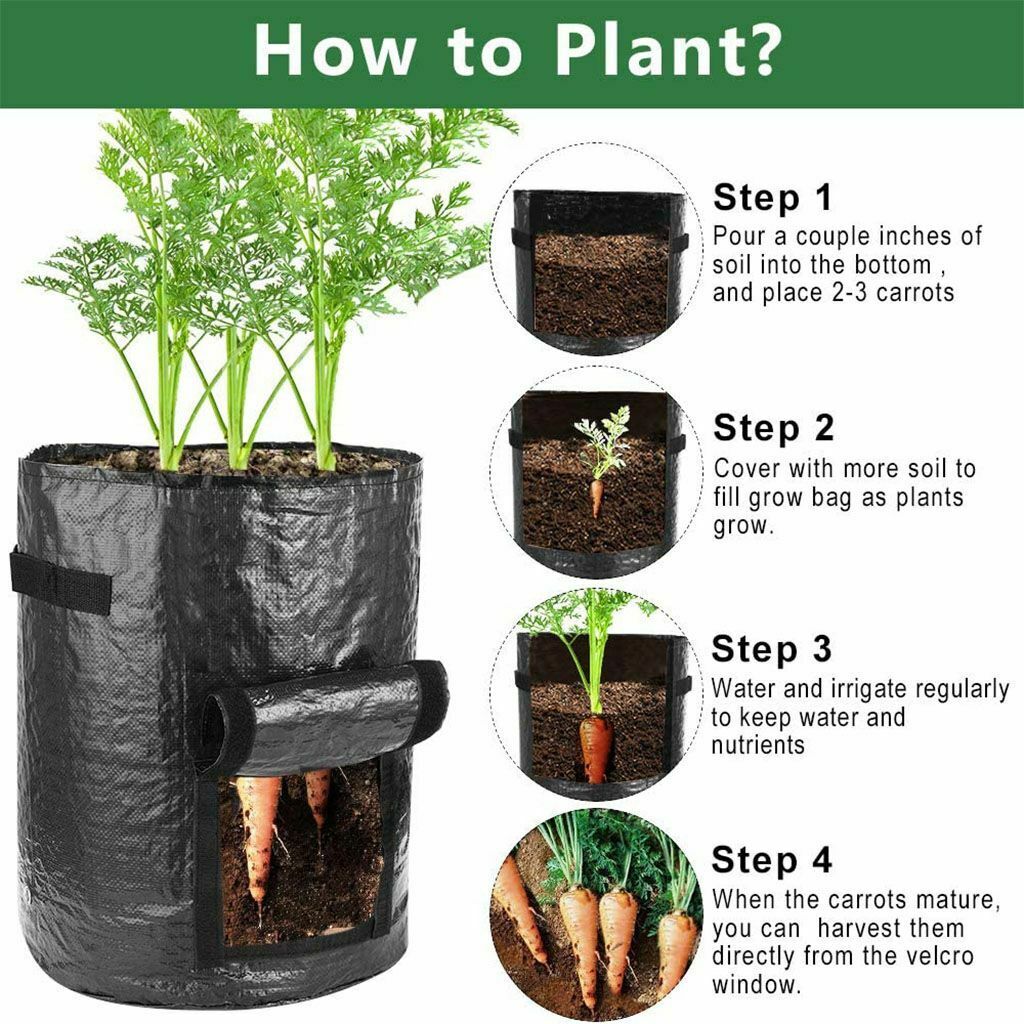 5/10 Gallon Potato Planting Bags, Garden Planting Bags, Vegetable